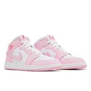 Nike Air Jordan Pink and White Women's Sneakers